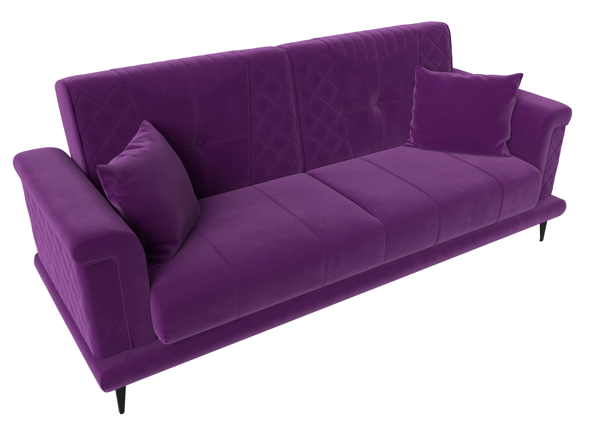 Прямой диван Неаполь (Фиолетовый)