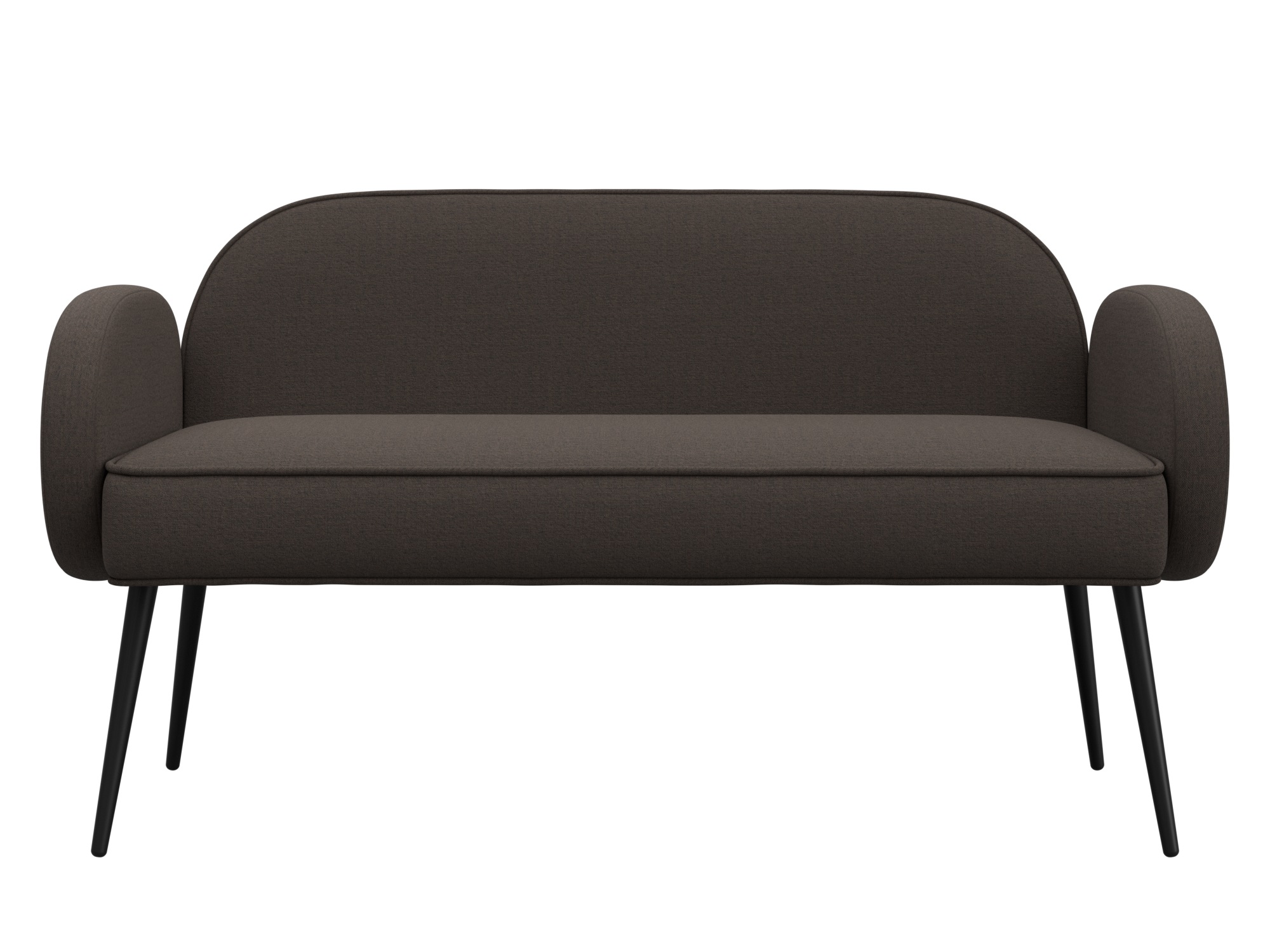 Диван прямой Лига-086 ( Амур 05 коричневый )