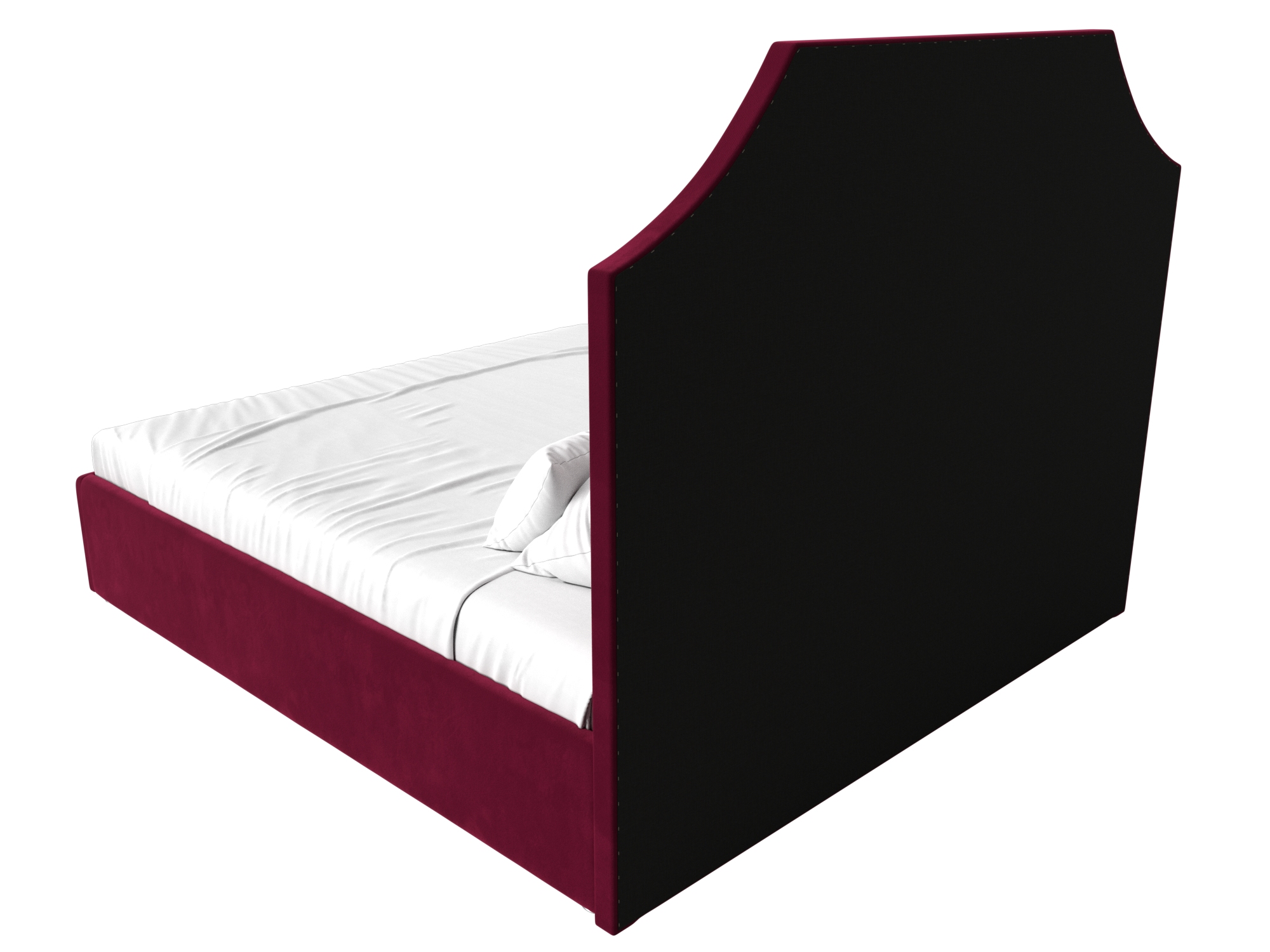 Интерьерная кровать Кантри 160 (Бордовый)
