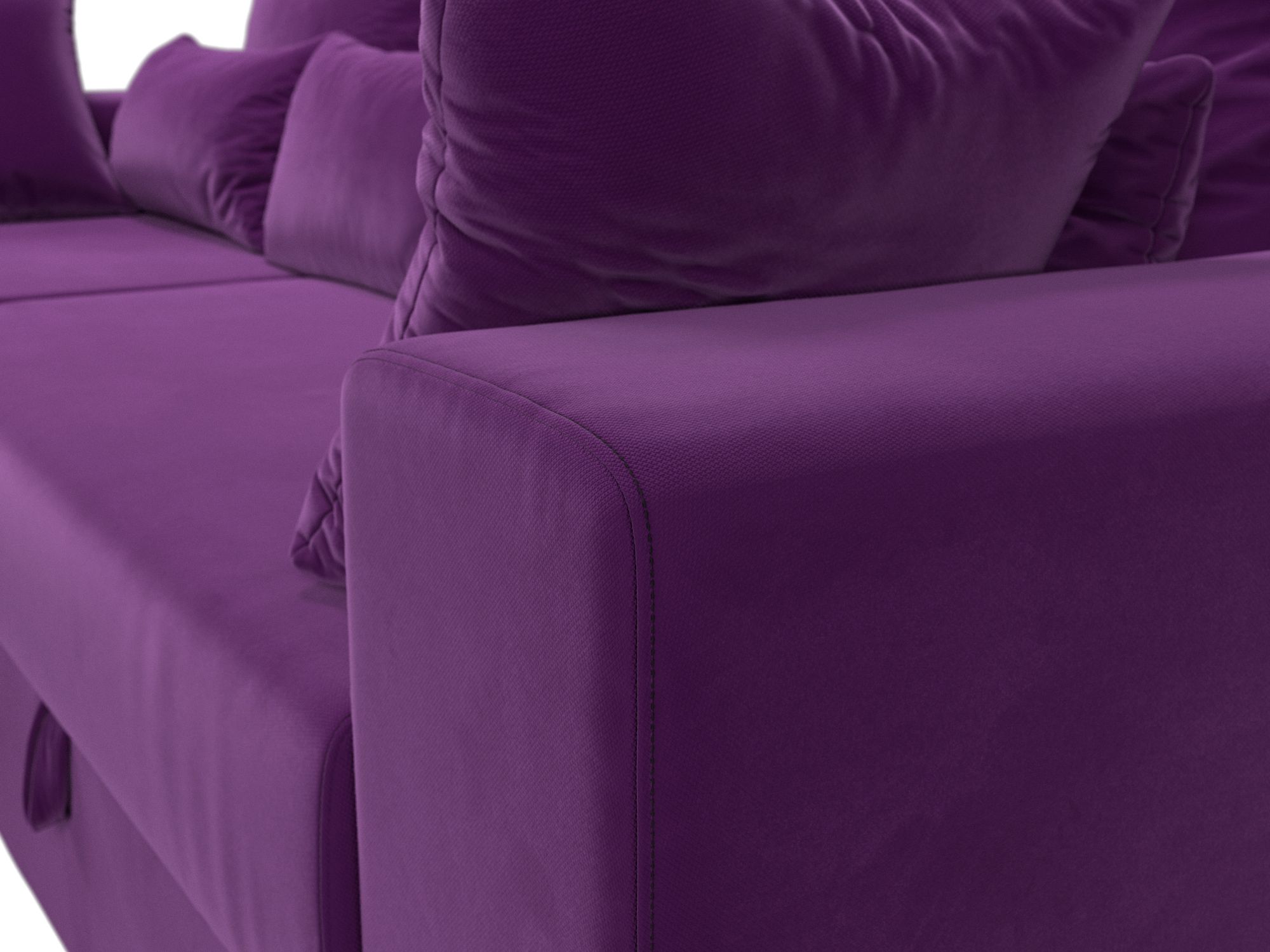 Угловой диван Майами левый угол (Фиолетовый)