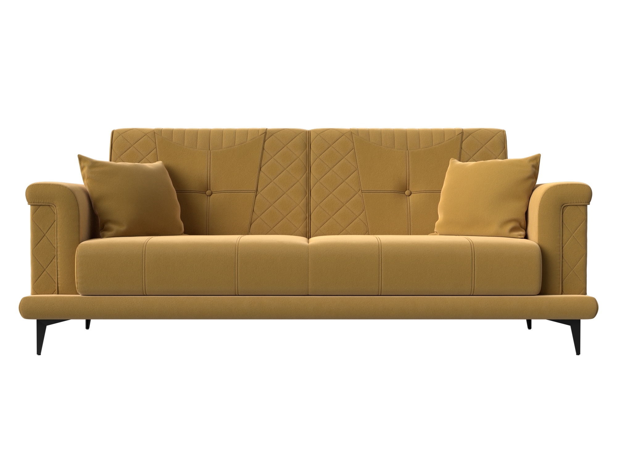 Прямой диван Неаполь (Желтый)