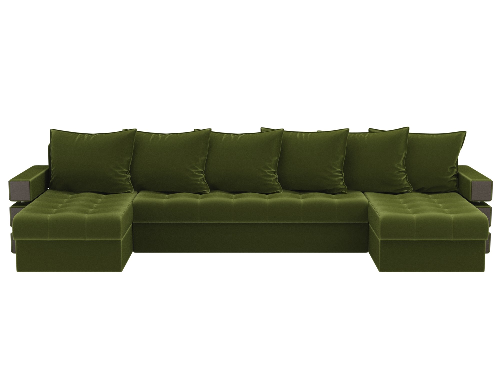 П-образный диван Венеция (Зеленый)