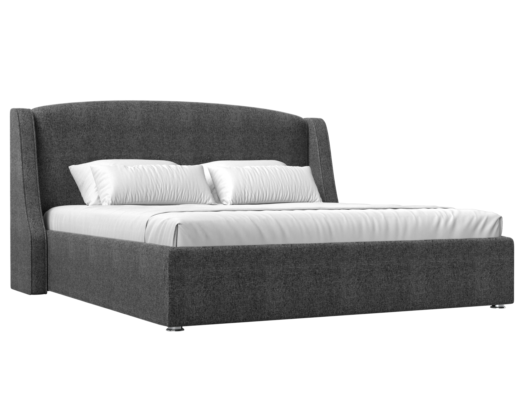 Интерьерная кровать Лотос 160 (Серый)