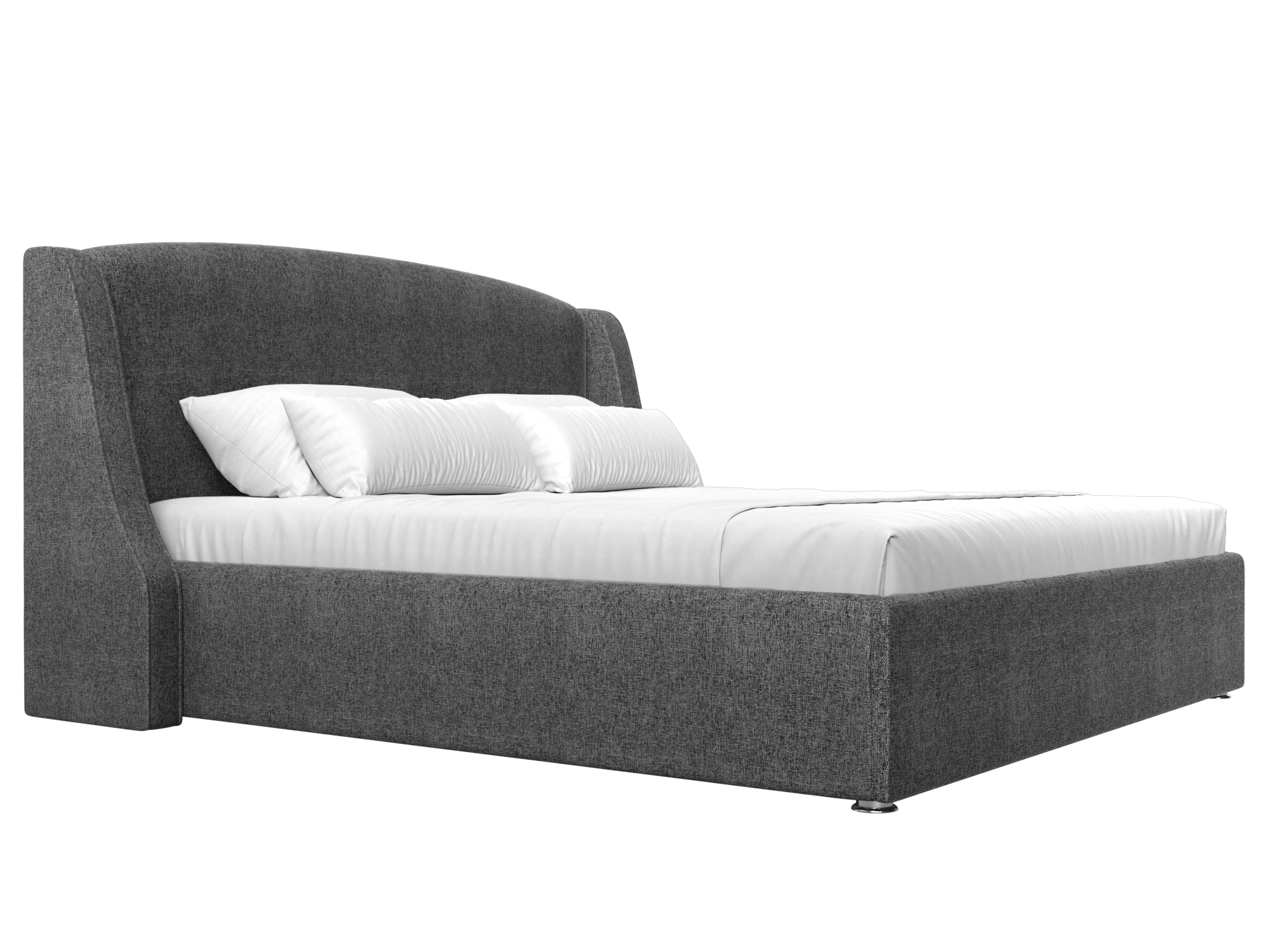 Интерьерная кровать Лотос 160 (Серый)
