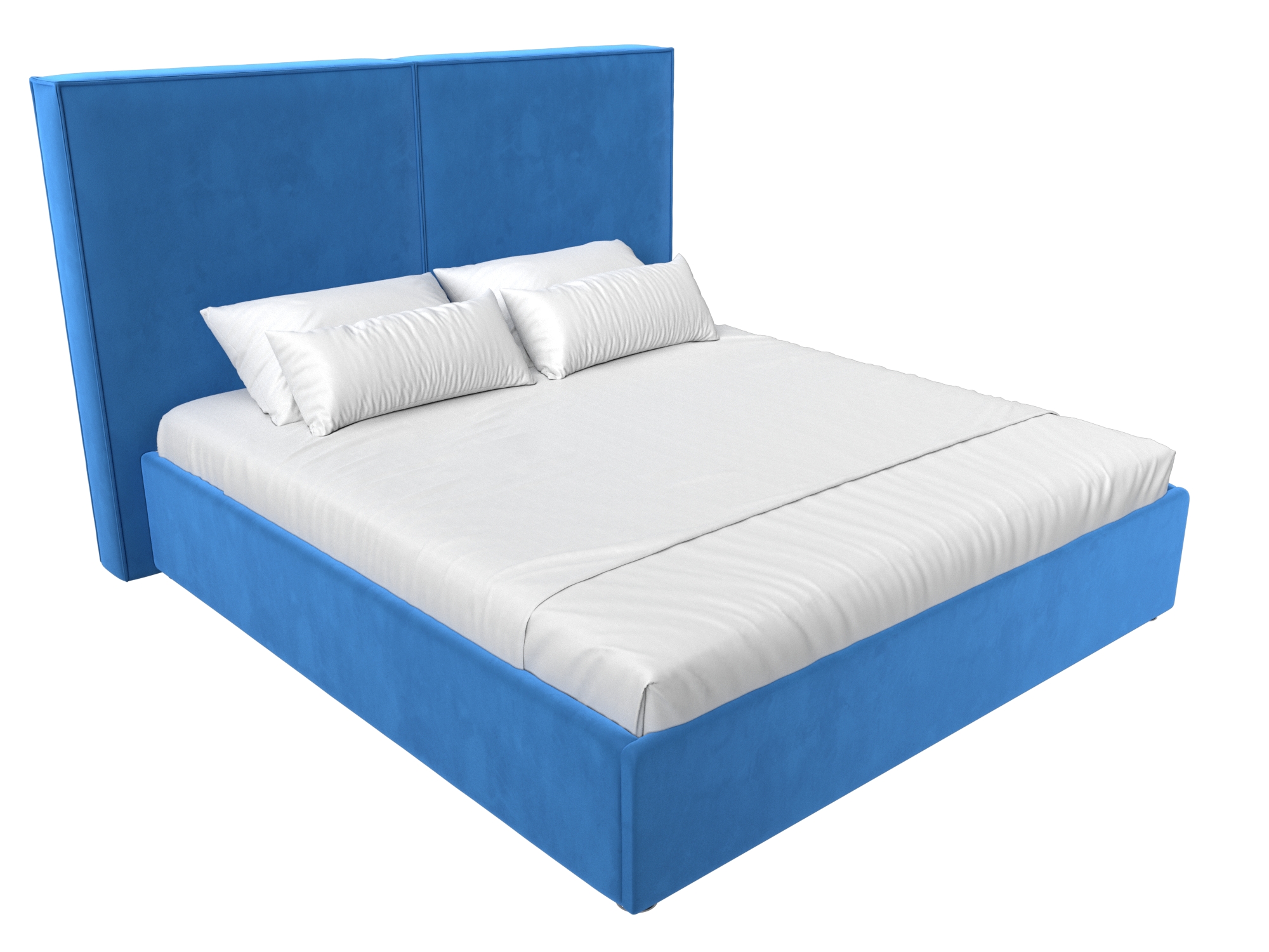 Интерьерная кровать Аура 160 (Голубой)