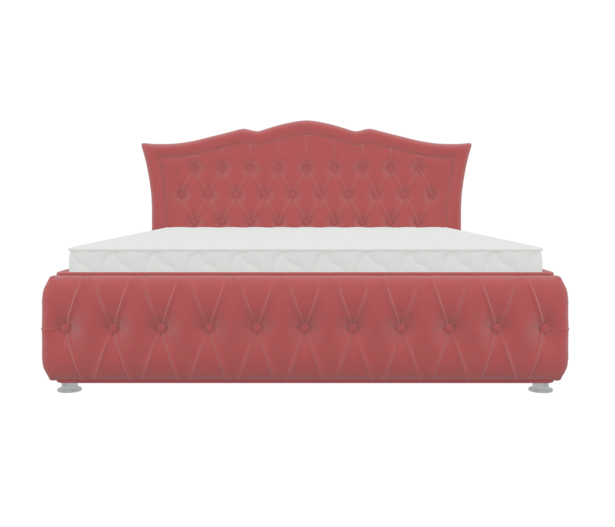 Интерьерная кровать Герда 180 (Бордовый)
