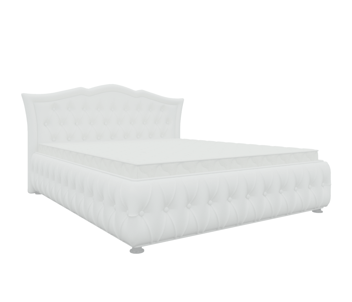 Интерьерная кровать Герда 200 (Белый)