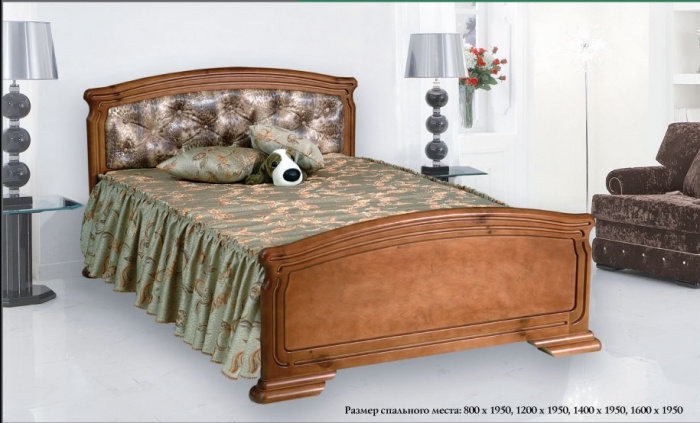 Кровать из массива Кристина-3 (1400) 