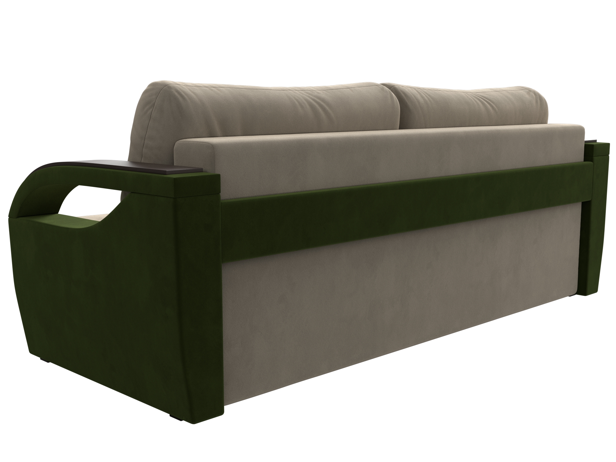 Прямой диван Форсайт (Бежевый\Зеленый)