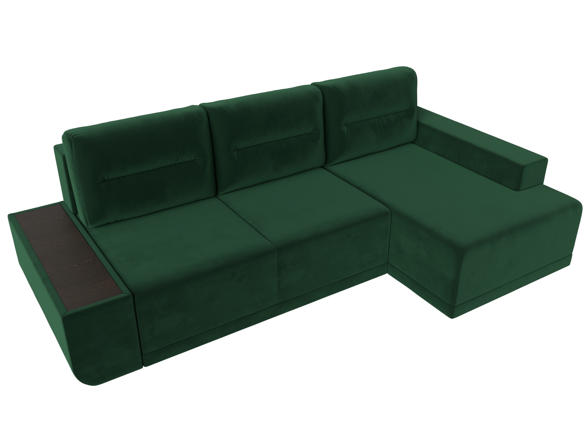 Угловой диван Чикаго правый угол (Зеленый)