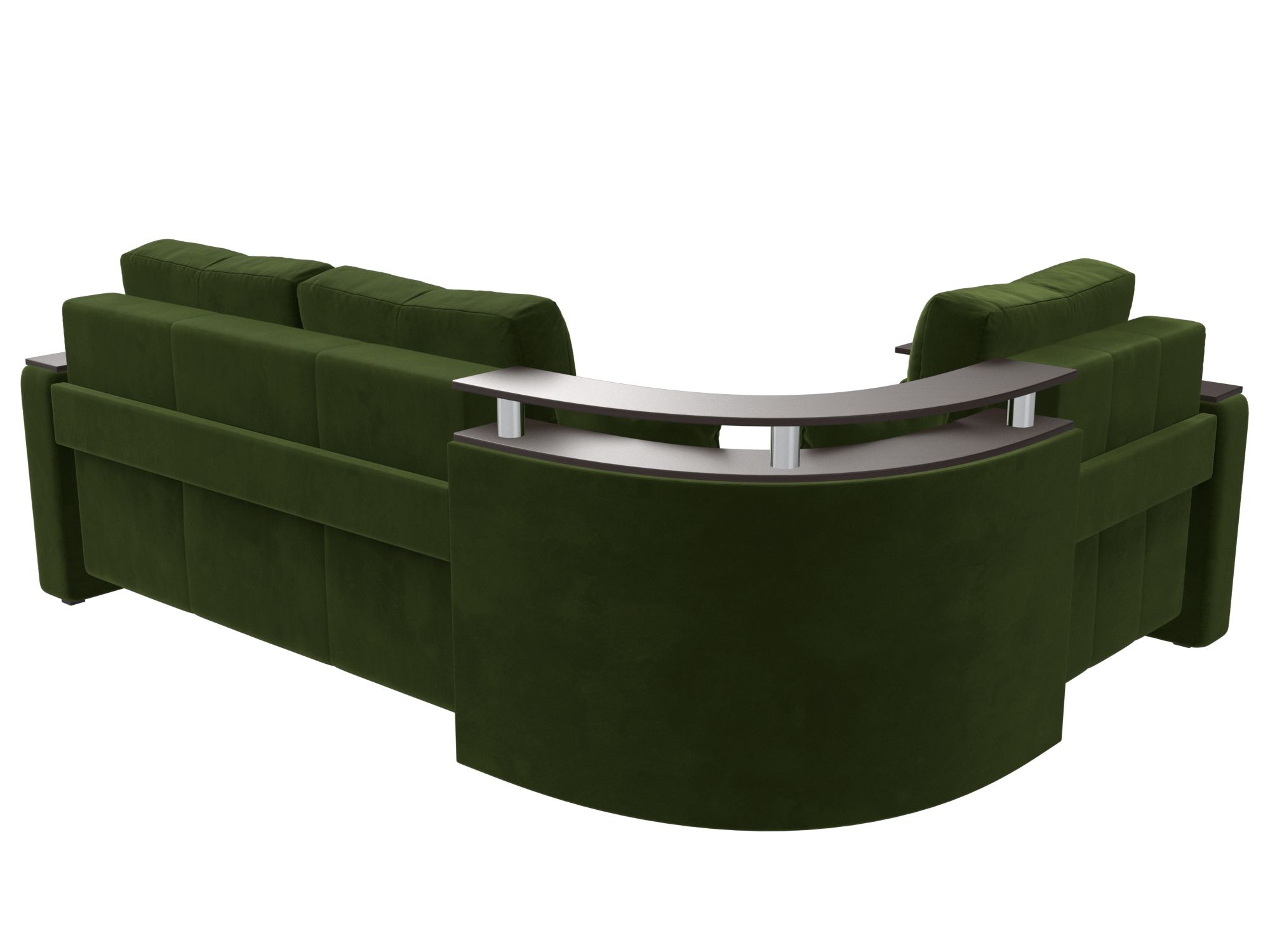 Угловой диван Комфорт левый угол (Зеленый)