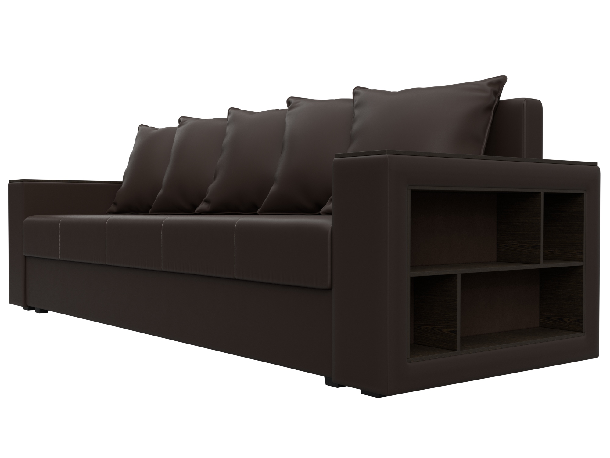 Диван прямой Дубай Лайт ( Коричневый )