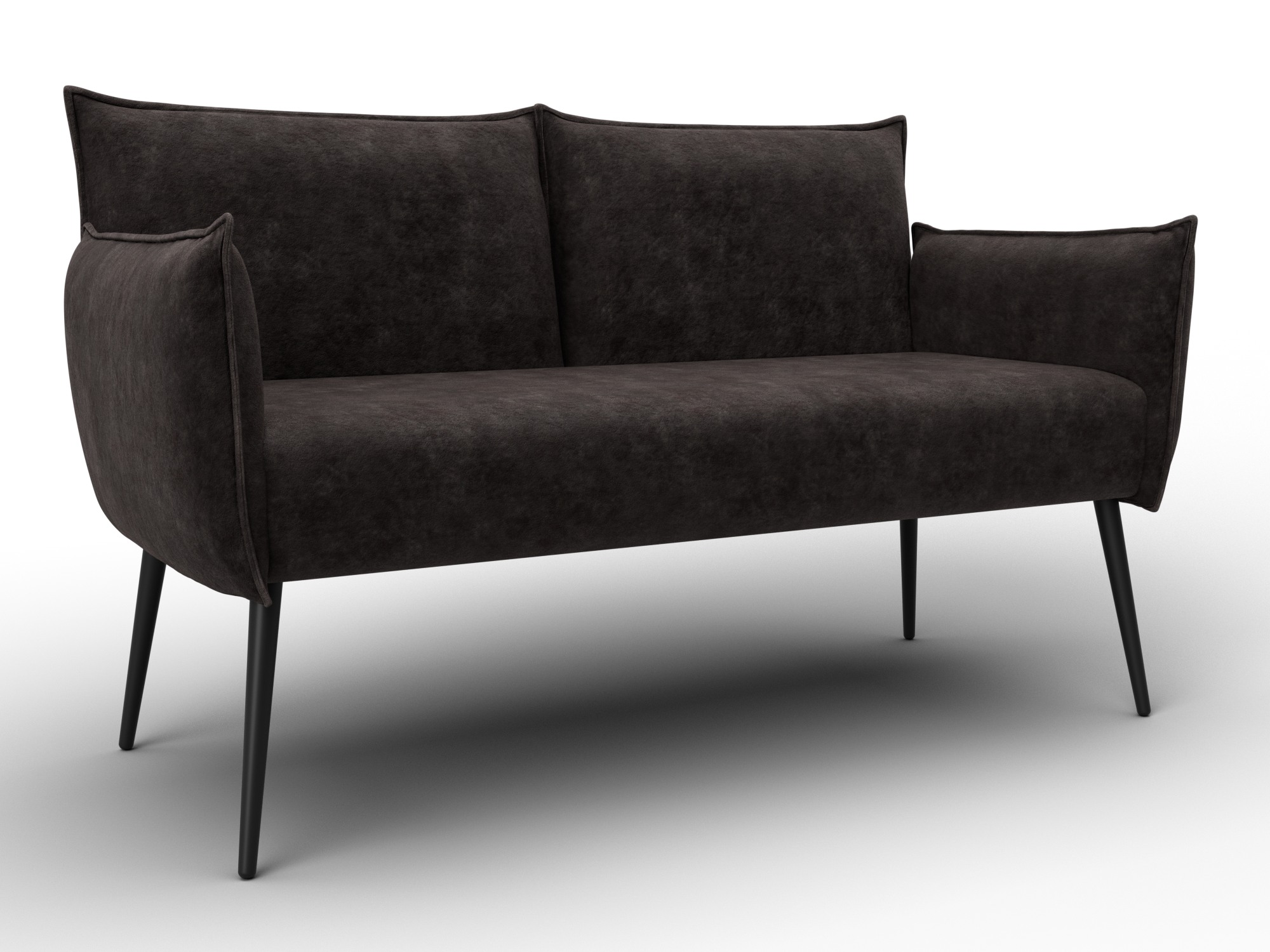 Диван прямой Лига-083 ( BRUT 17 коричневый )