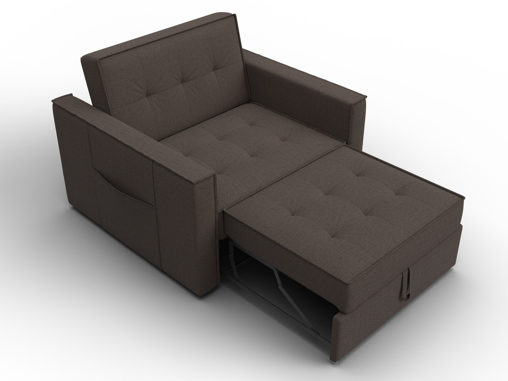 Кресло-кровать Лига-104 (80) ( Амур 05 коричневый )