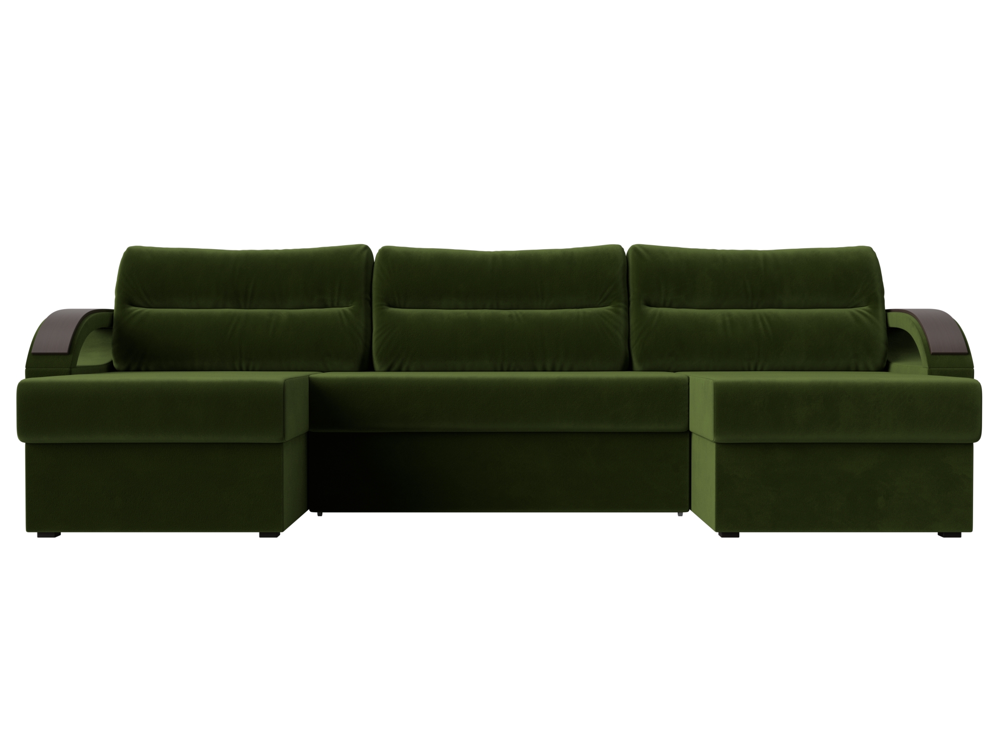 П-образный диван Форсайт (Зеленый)
