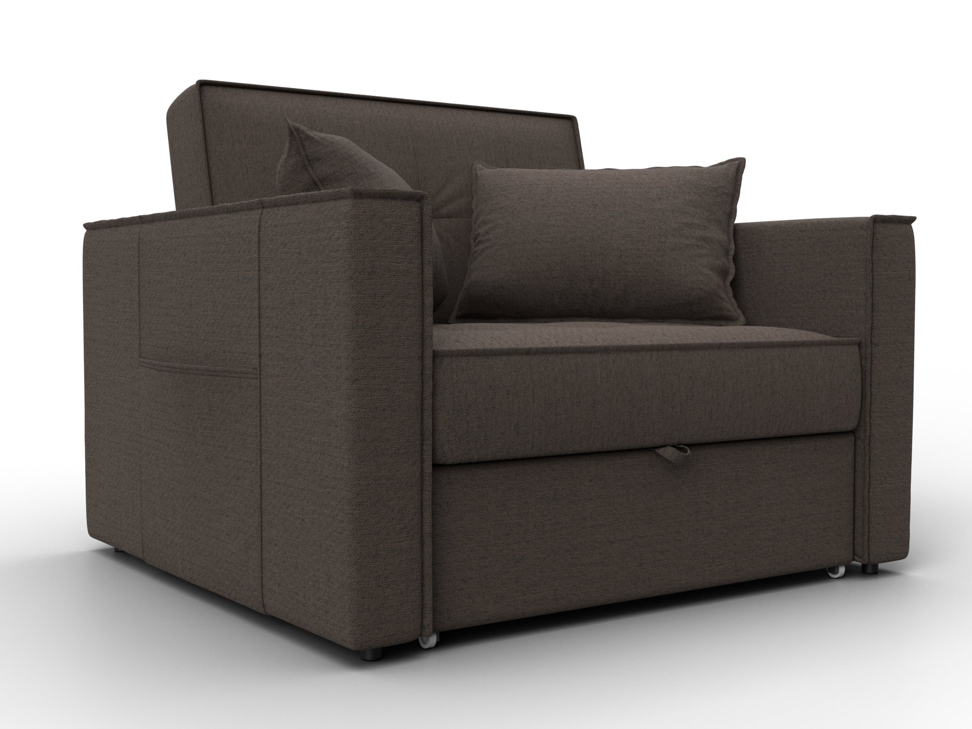 Кресло-кровать Лига-104 (80) ( Амур 05 коричневый )