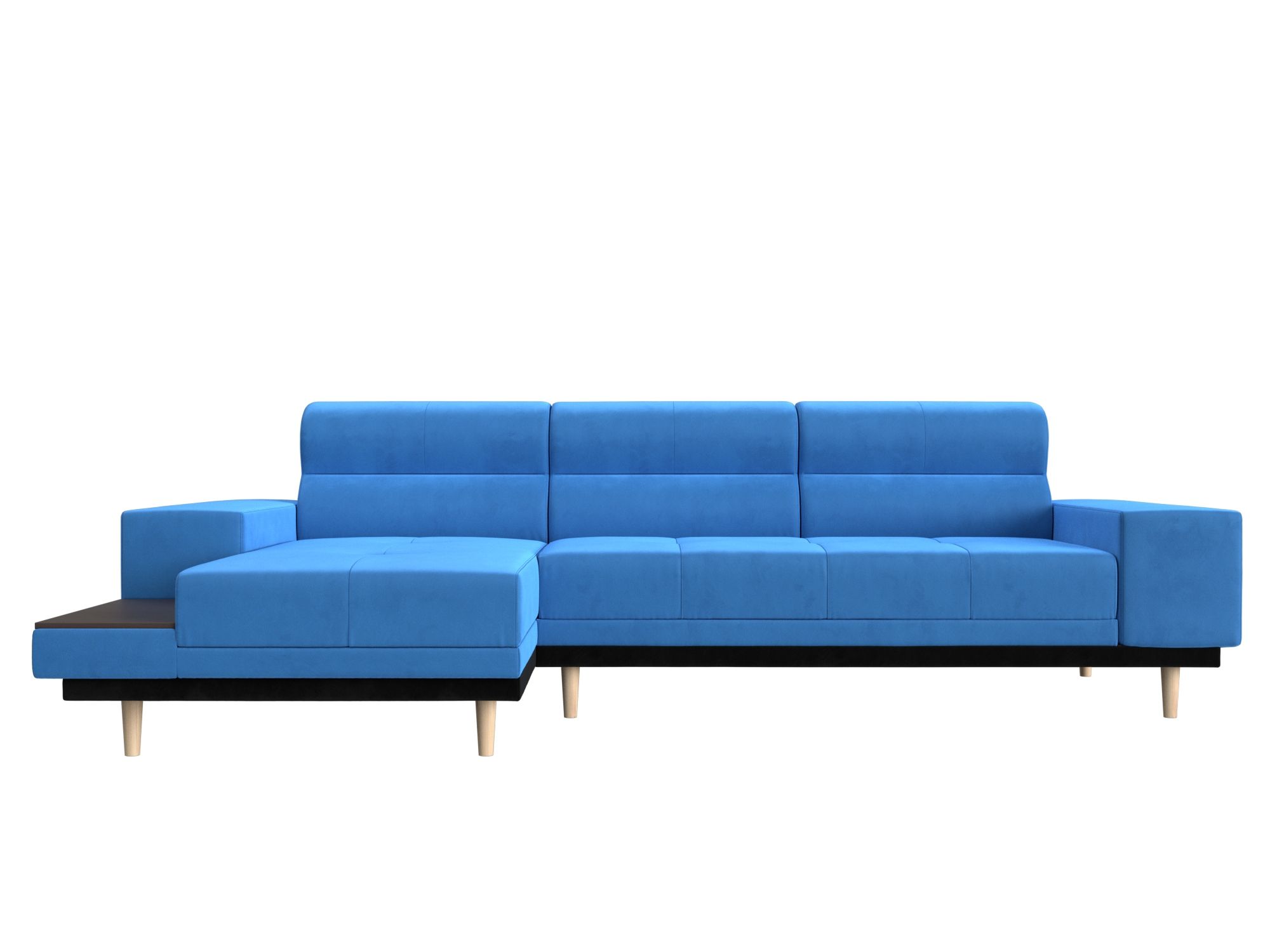 Угловой диван Леонардо левый угол (Голубой)