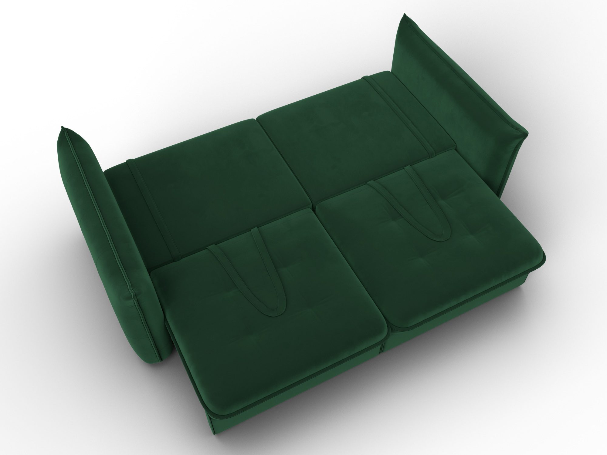 Диван прямой Лига-100 НПБ ( SEVEN 626 зеленый )