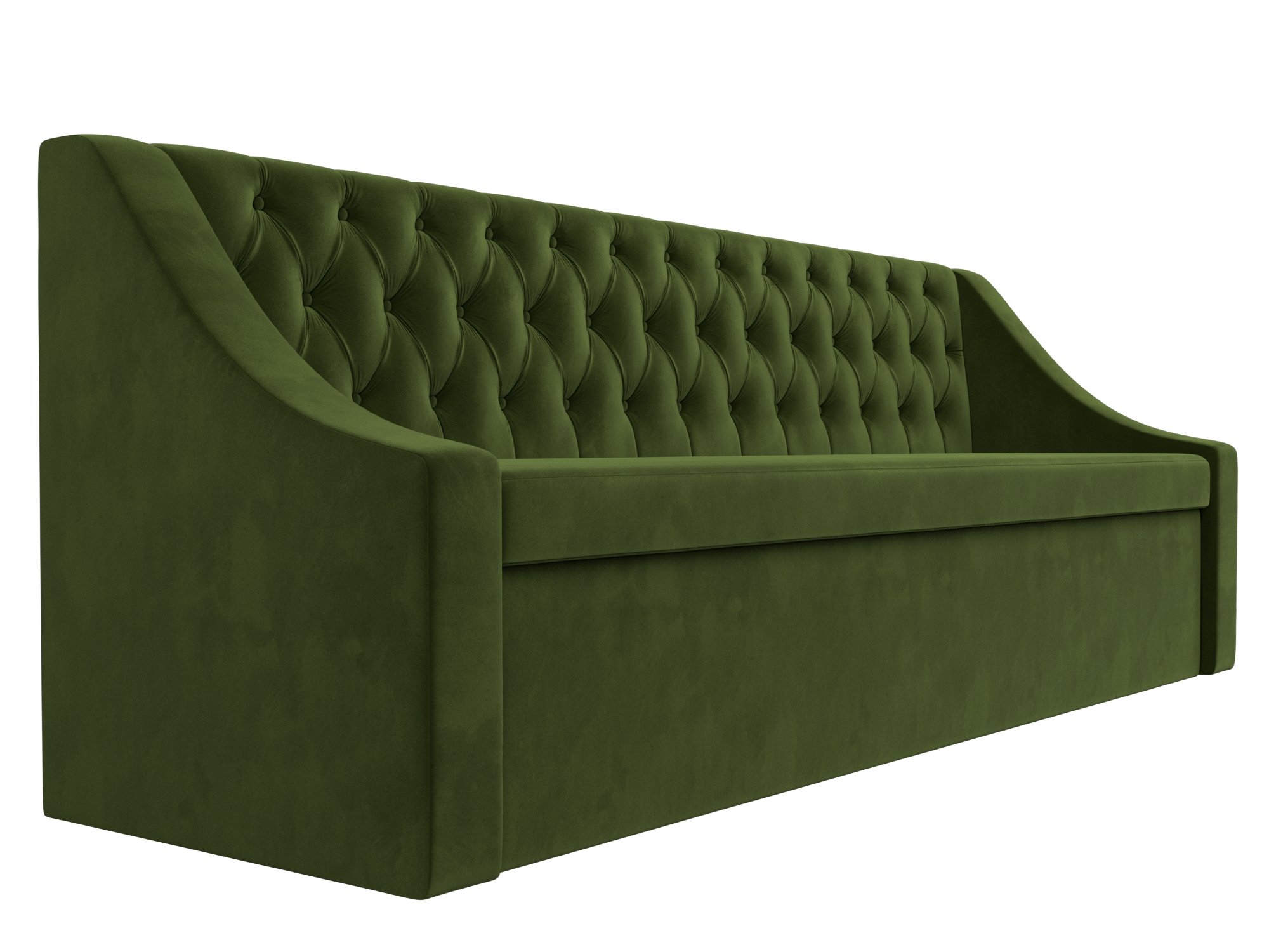 Кухонный прямой диван Мерлин (Зеленый)