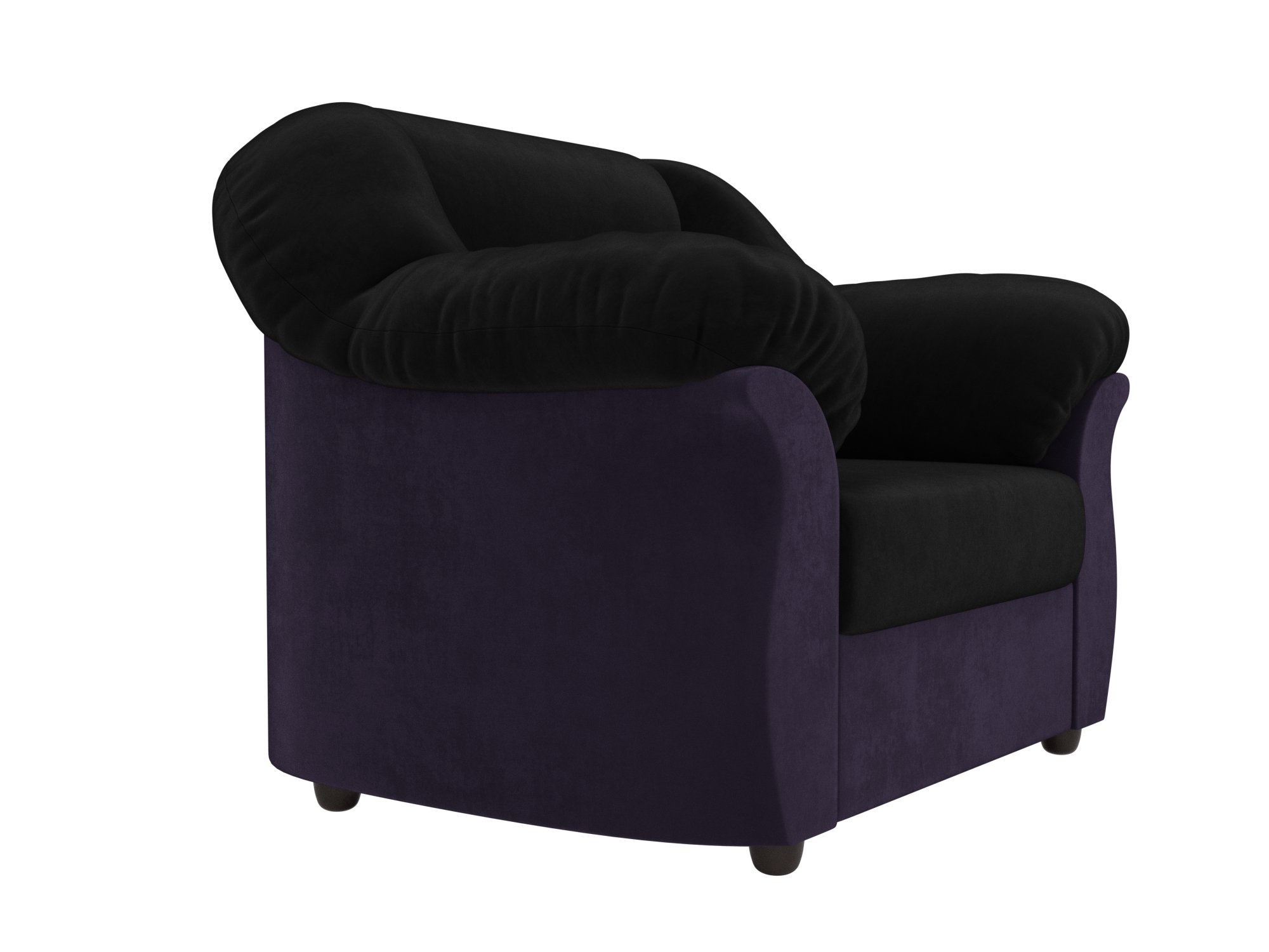 Кресло Карнелла (Черный\Фиолетовый)