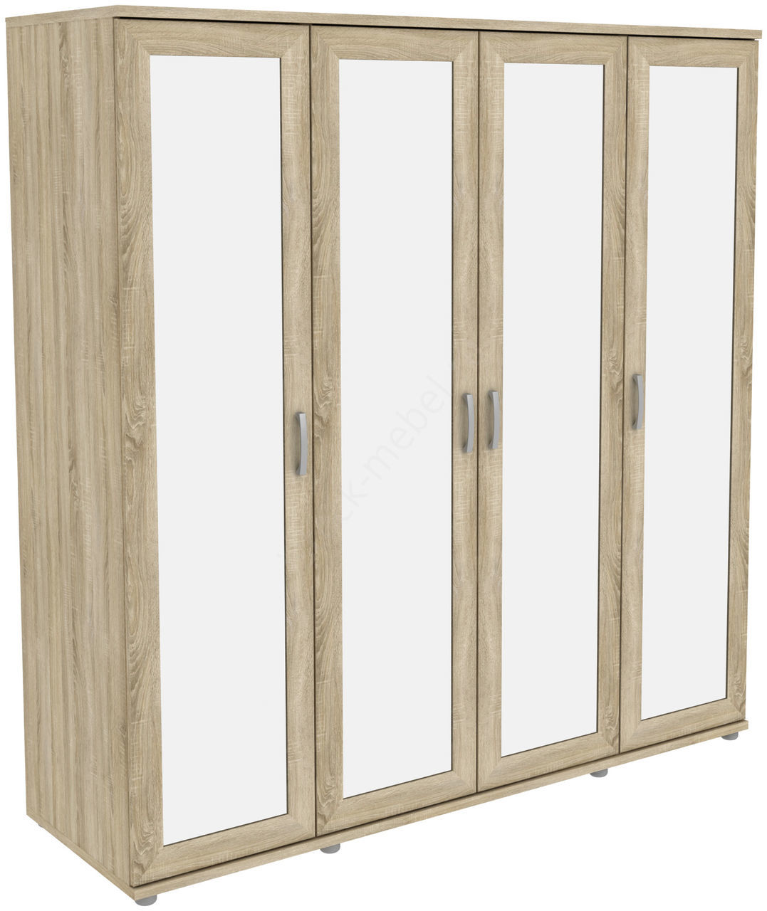 Шкаф для одежды с 4 зеркалами ГАРУН-К 414.04