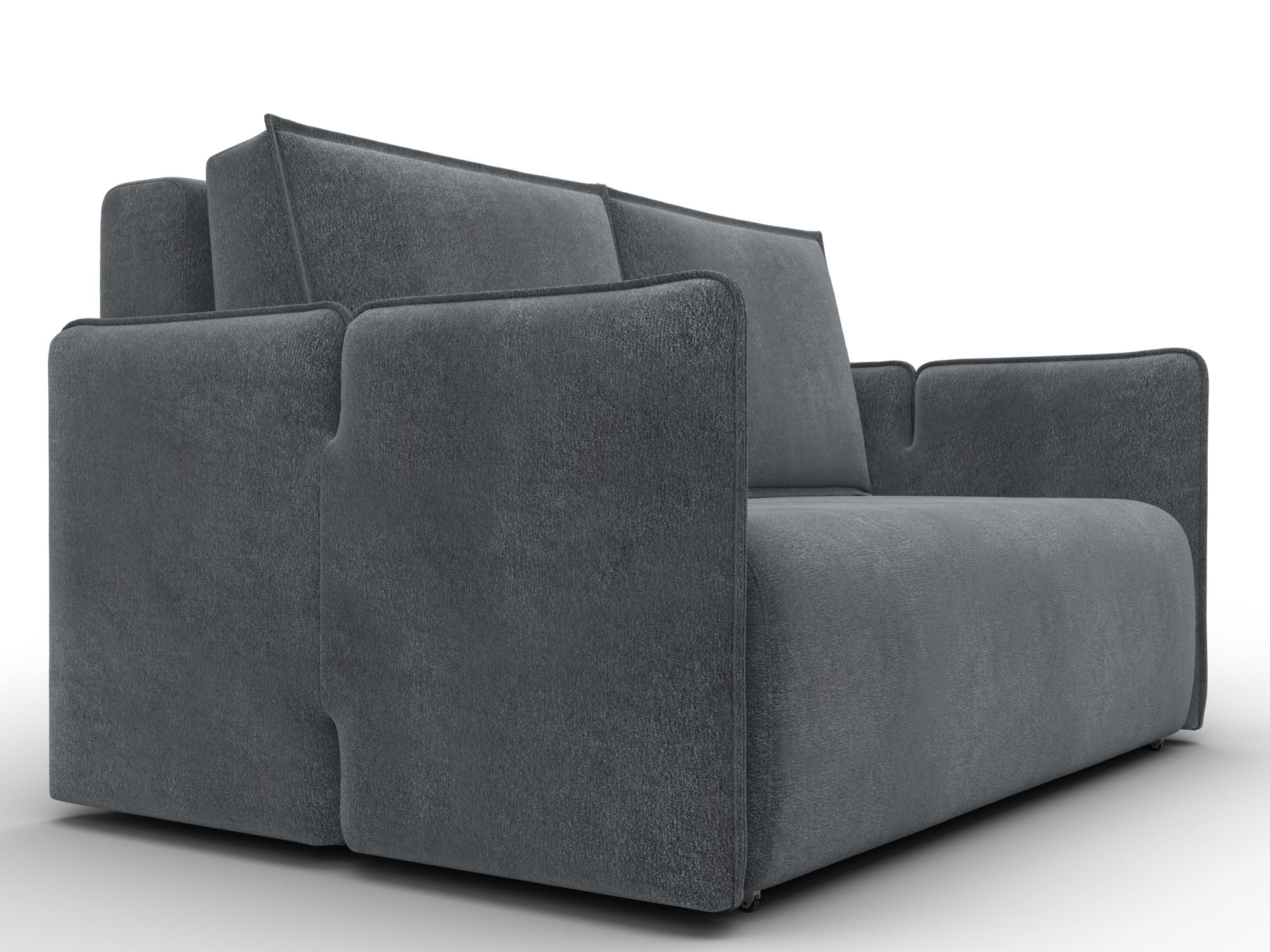 Диван прямой Лига-117 ( LAIM 23 светло-серый )