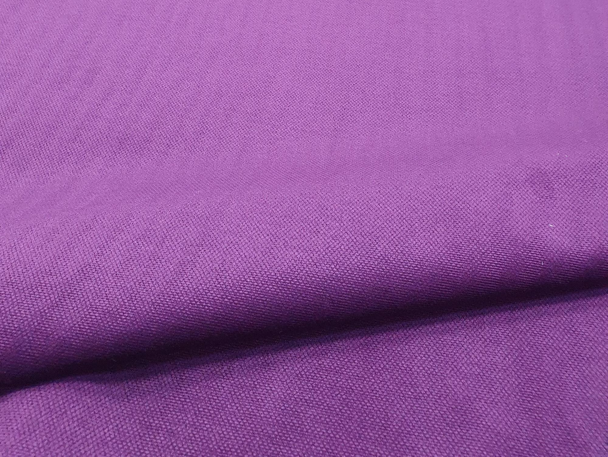 Кухонный прямой диван Кармен (Фиолетовый\Черный)