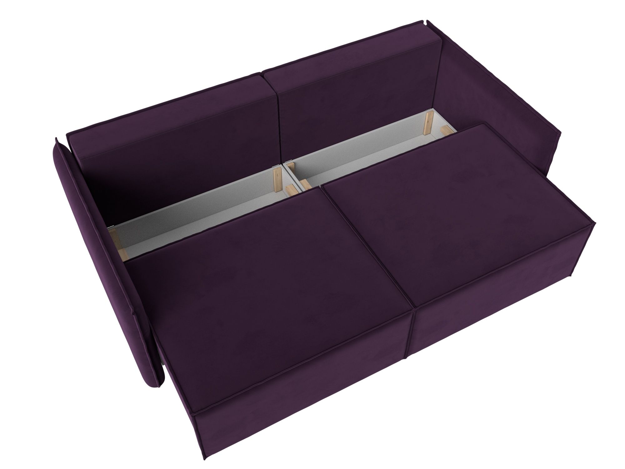 Прямой диван Либерти (Фиолетовый)