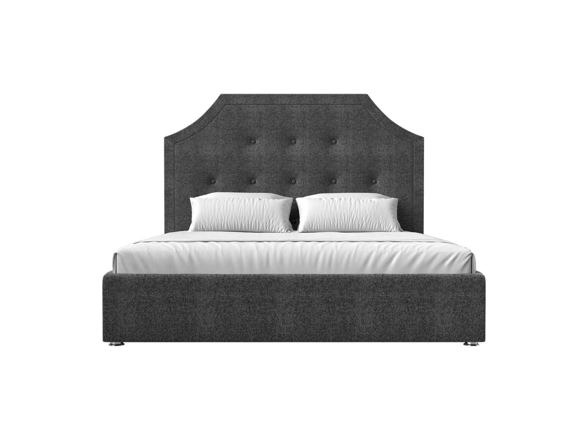 Интерьерная кровать Кантри 160 (Серый)
