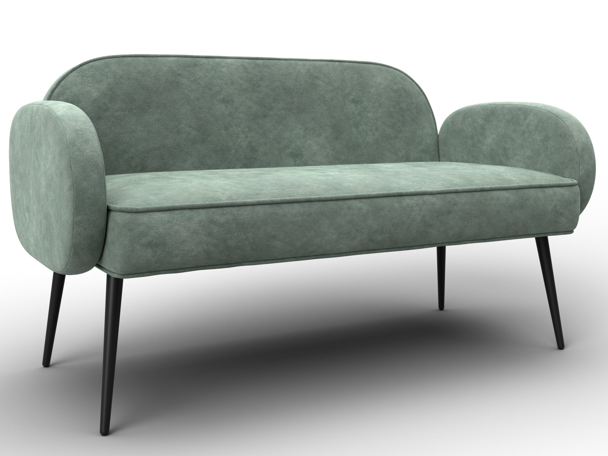 Диван прямой Лига-086 ( BRUT 08 зеленый )