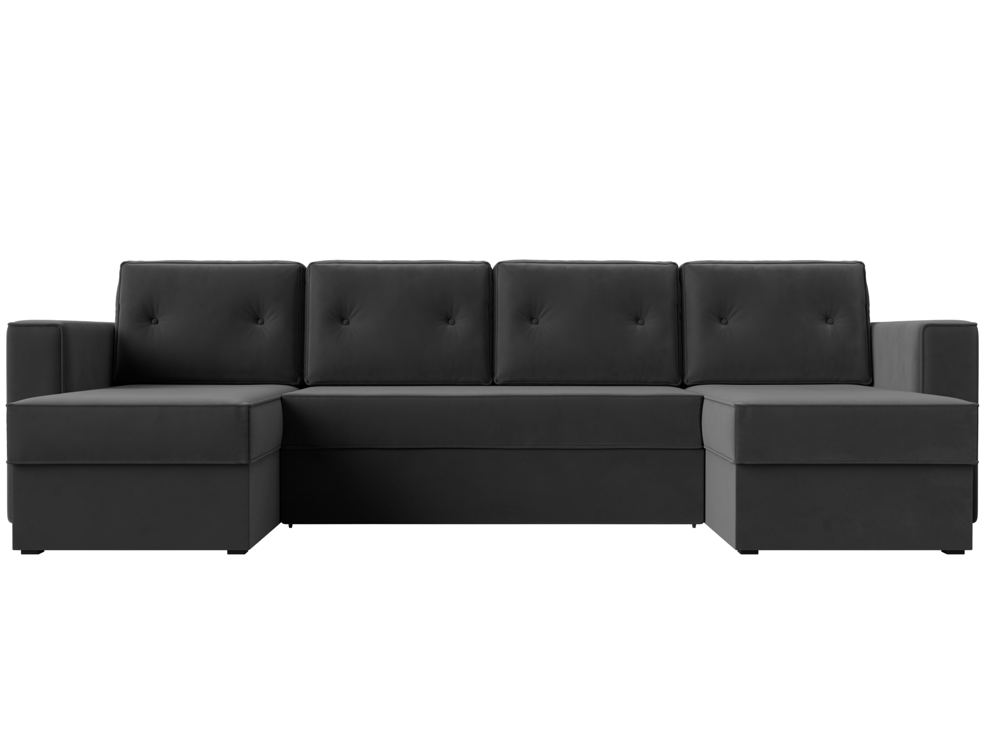 П-образный диван Принстон (Серый)