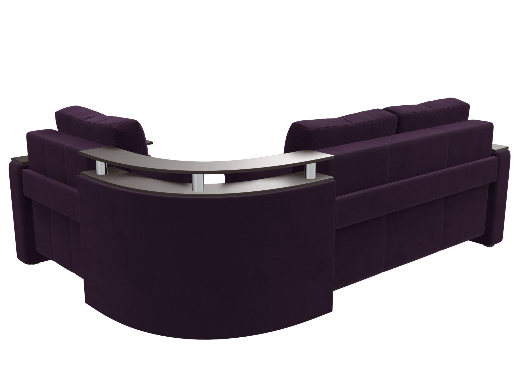 Угловой диван Комфорт правый угол (Фиолетовый)