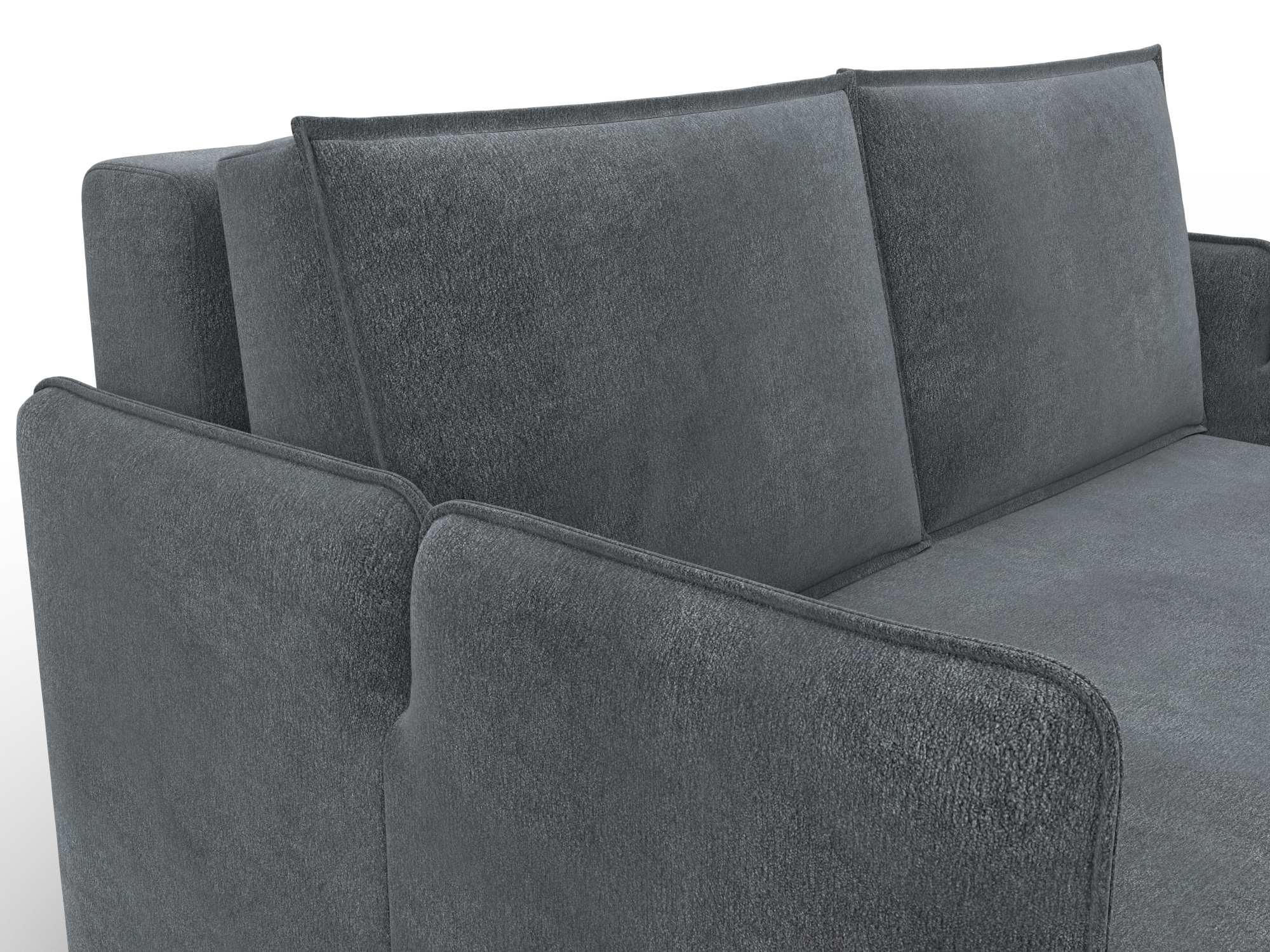 Диван прямой Лига-117 ( LAIM 23 светло-серый )