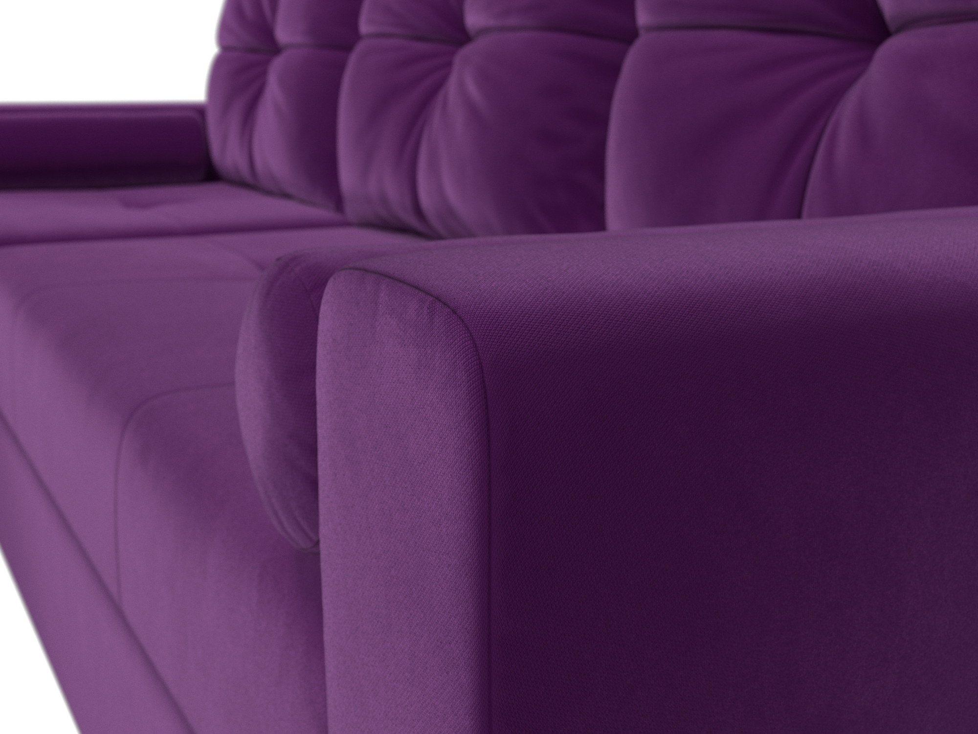 Угловой диван Верона левый угол (Фиолетовый)