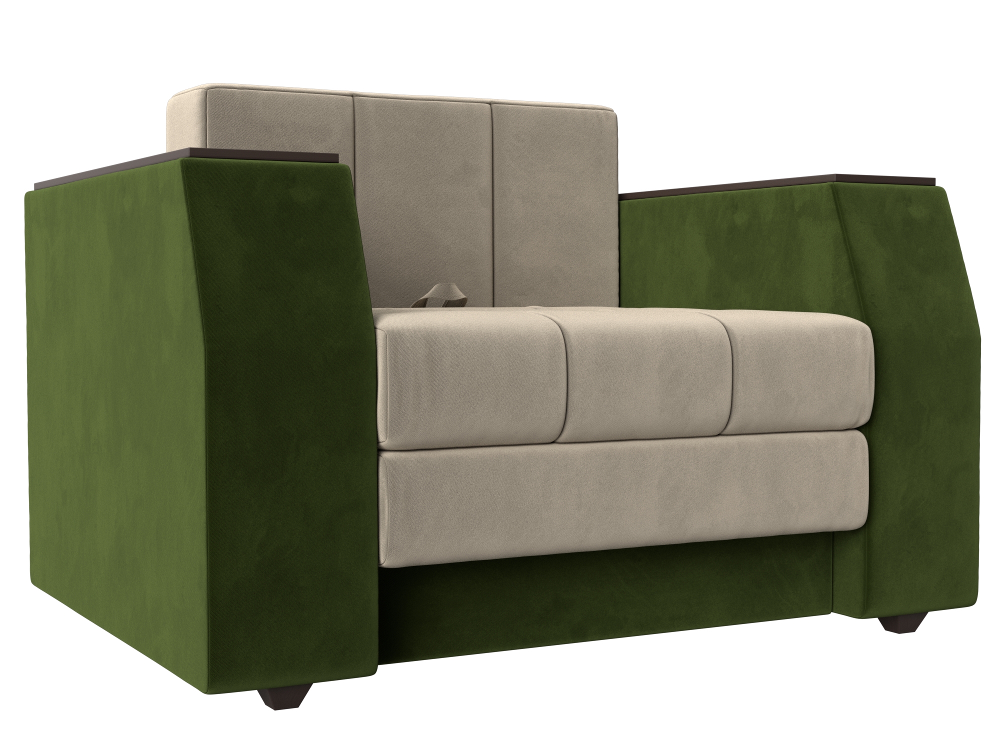 Кресло-кровать Атлантида (Бежевый\Зеленый)