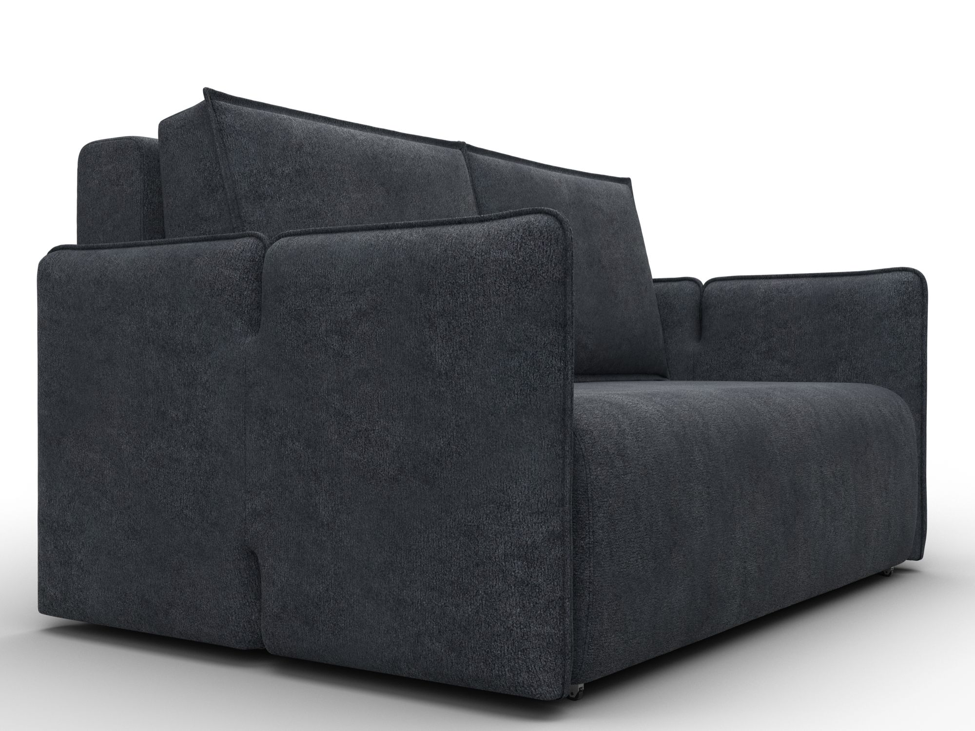 Диван прямой Лига-117 ( LAIM 26 темно-серый )