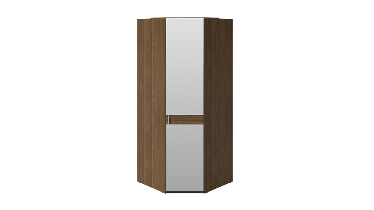 Шкаф угловой 1 зеркальной дверью «Харрис»