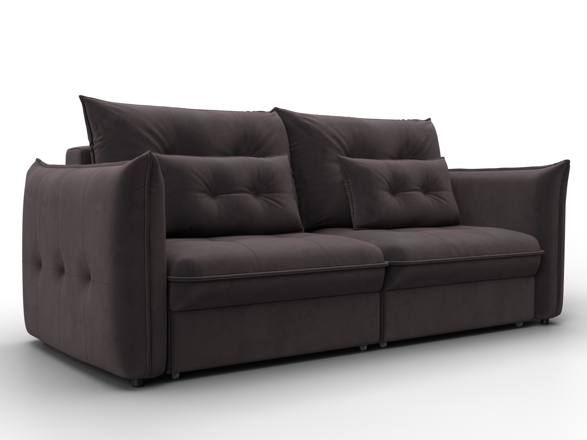 Диван прямой Лига-100 НПБ ( SEVEN 727 коричневый )