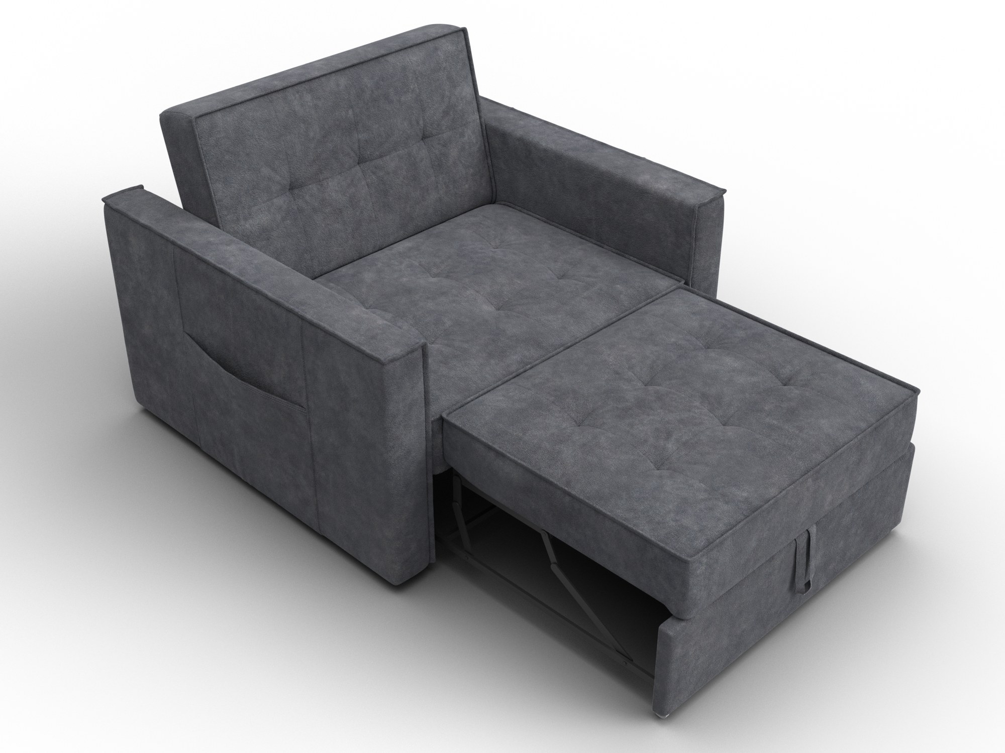 Кресло-кровать Лига-104 (80) ( BRUT 16 темно-серый )