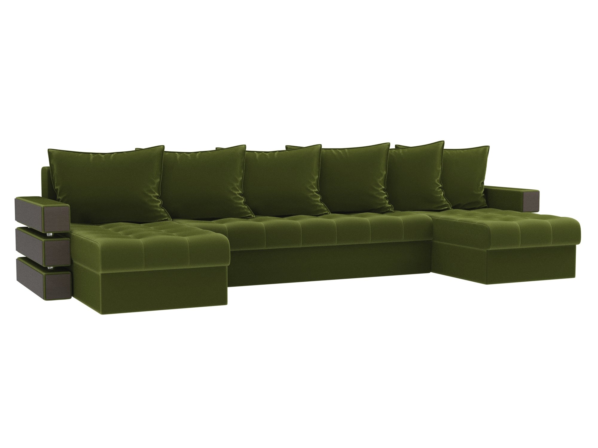 П-образный диван Венеция (Зеленый)