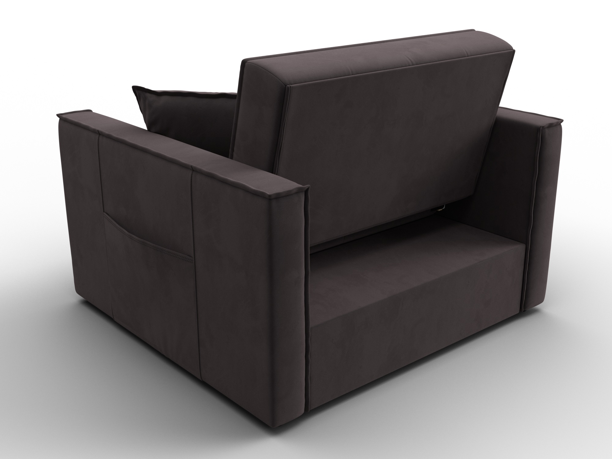 Кресло-кровать Лига-104 (80) ( SEVEN 727 коричневый )