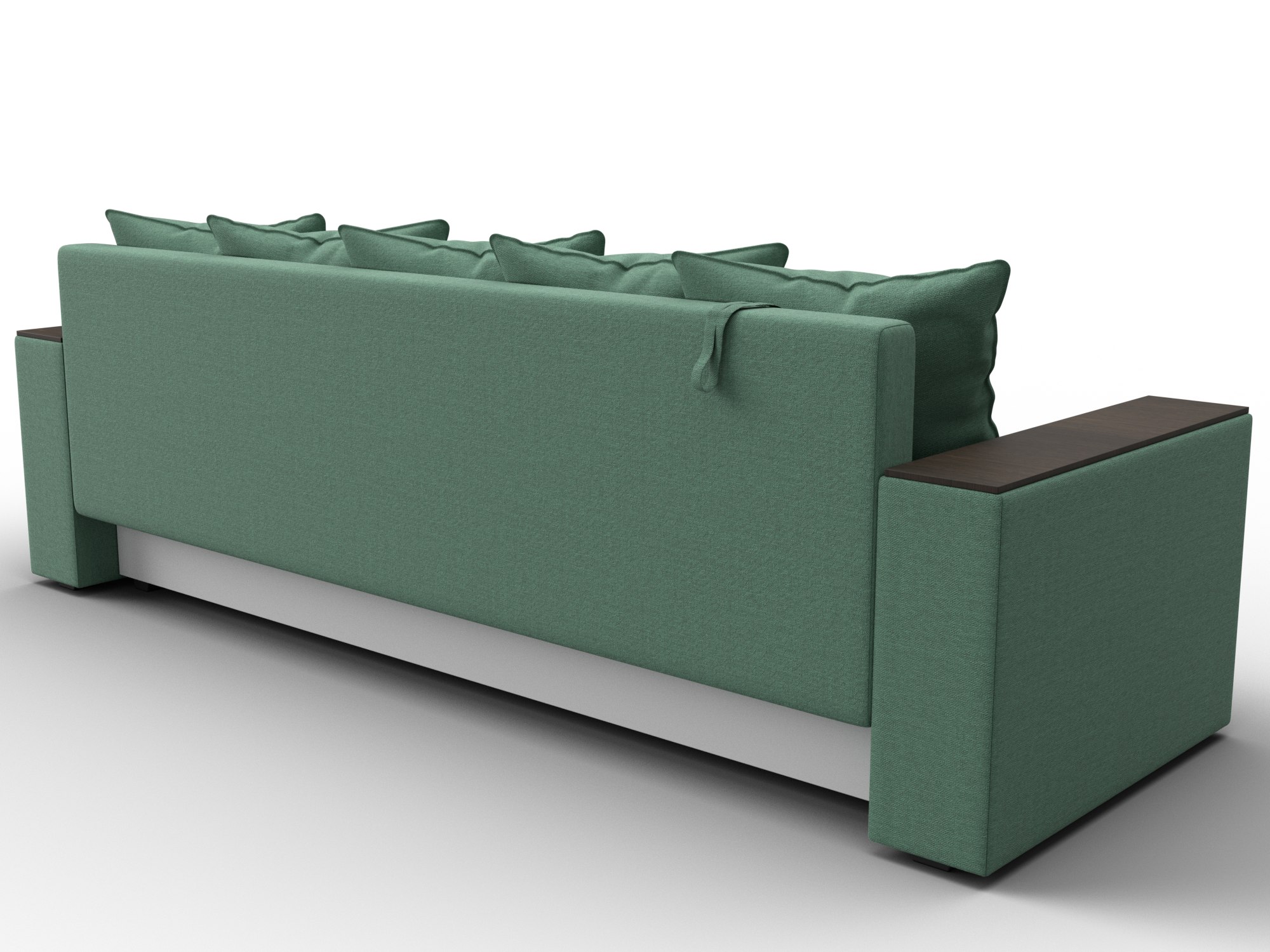 Диван прямой Дубай Лайт ( Амур 11 зеленый )