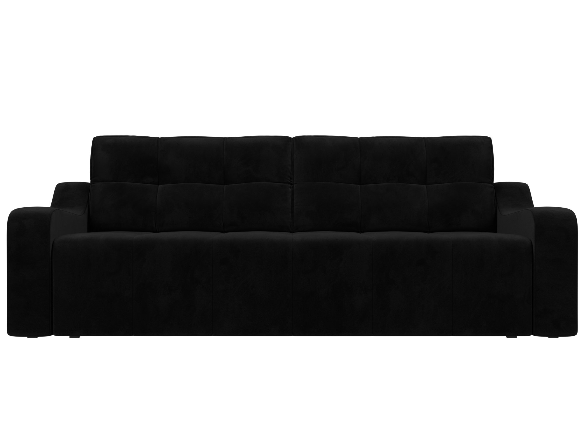 Прямой диван Итон (Черный)