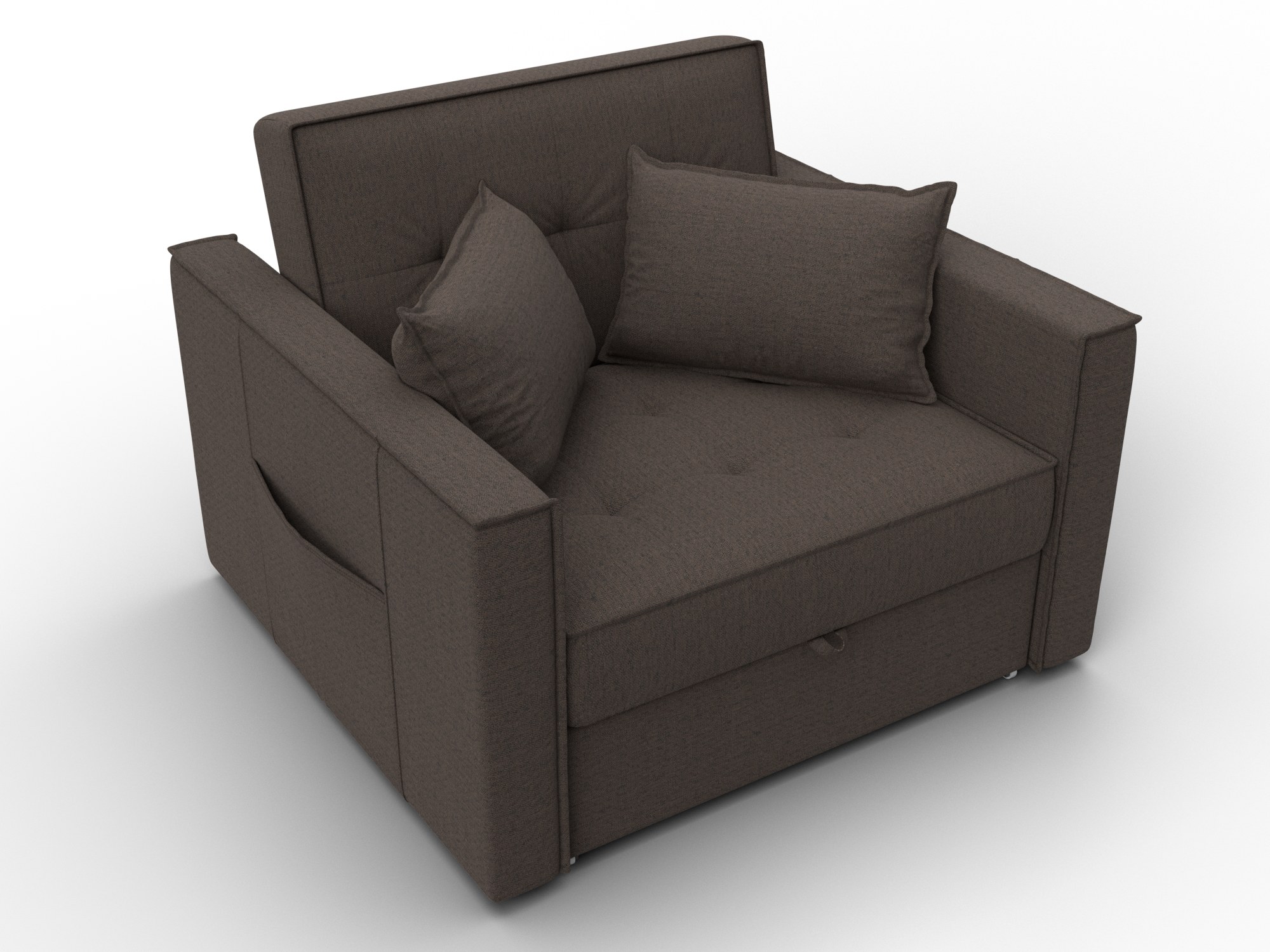 Кресло-кровать Лига-104 (80) ( Амур 05 коричневый )