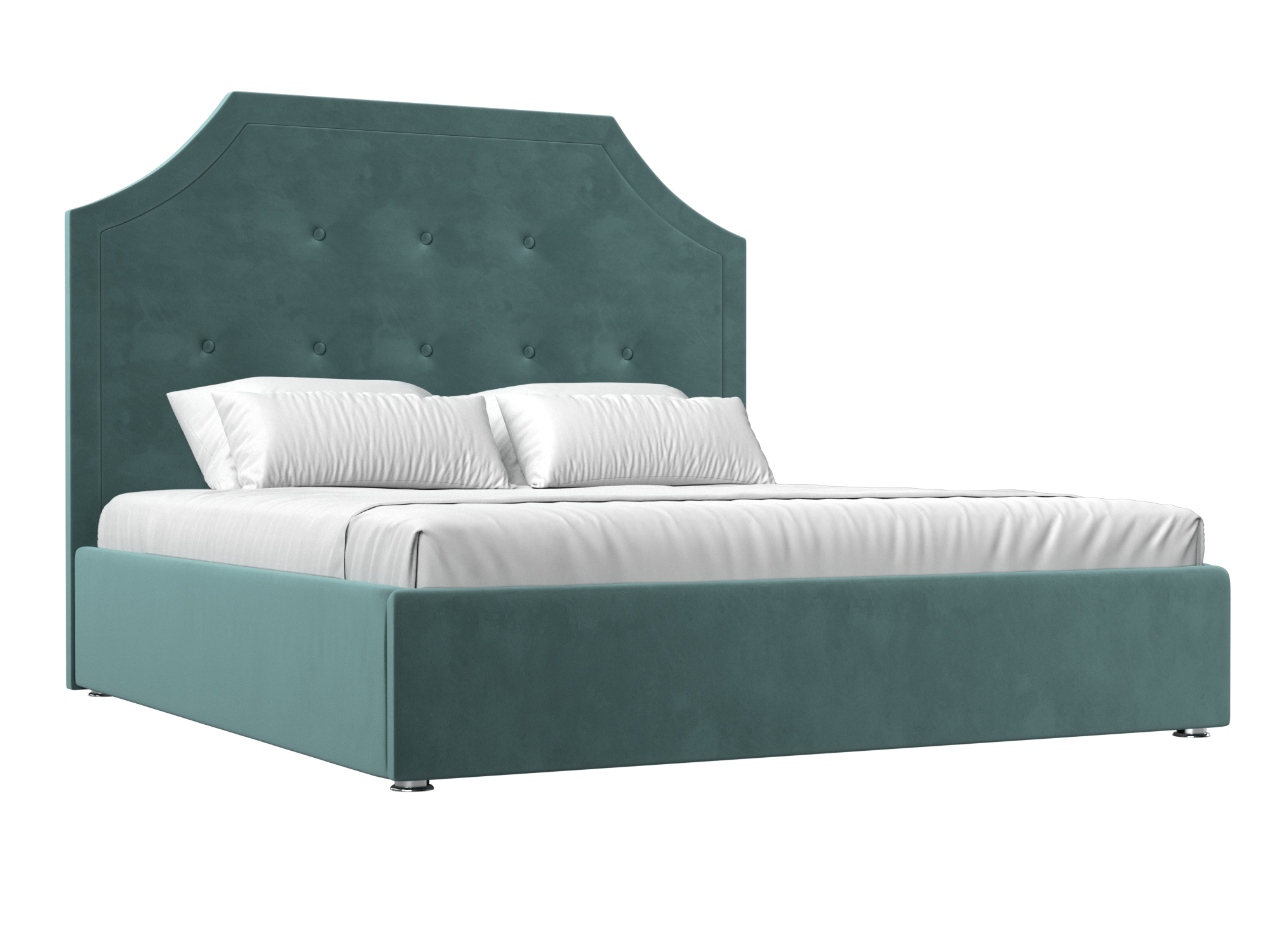 Интерьерная кровать Кантри 160 (бирюзовый)