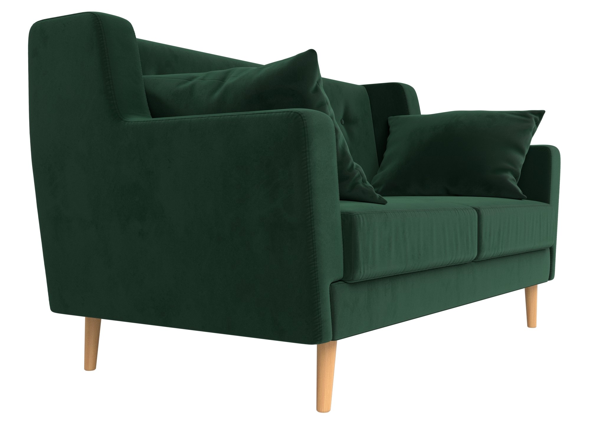 Прямой диван Брайтон 2 (Зеленый)