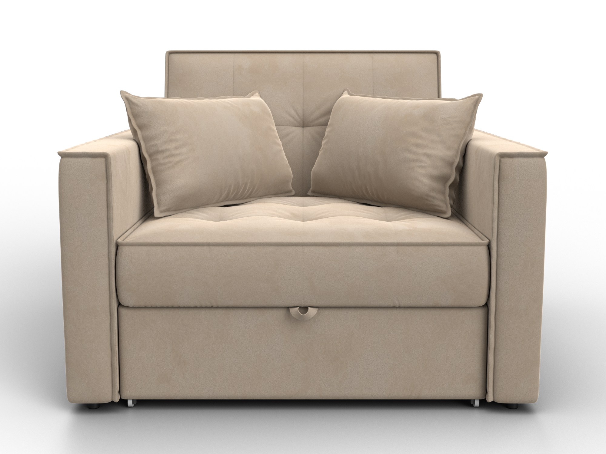 Кресло-кровать Лига-104 (80) ( SEVEN 729 бежевый )