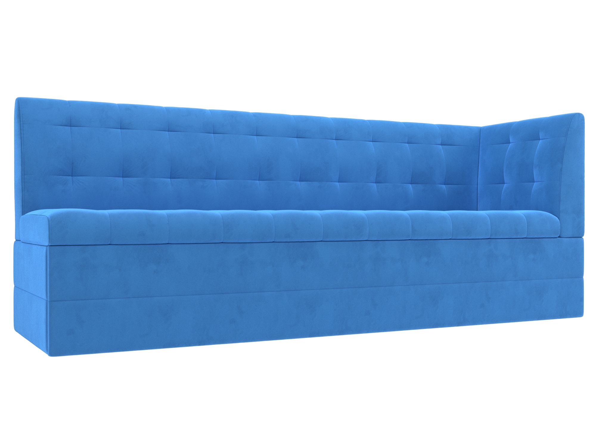 Кухонный диван Бриз с углом (Голубой)