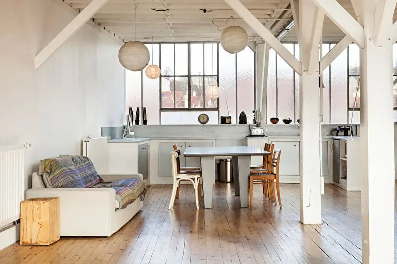 диван для лофт кухни