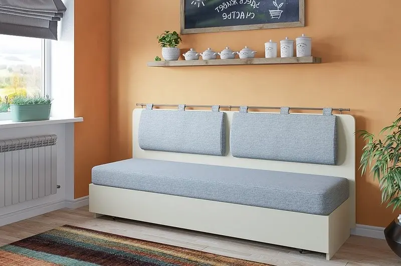 светлый диван на кухню